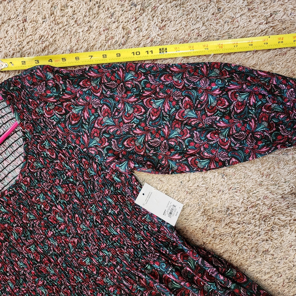 Croft & Barrow Multicolor Paisley Dress - Picture 3 of 5